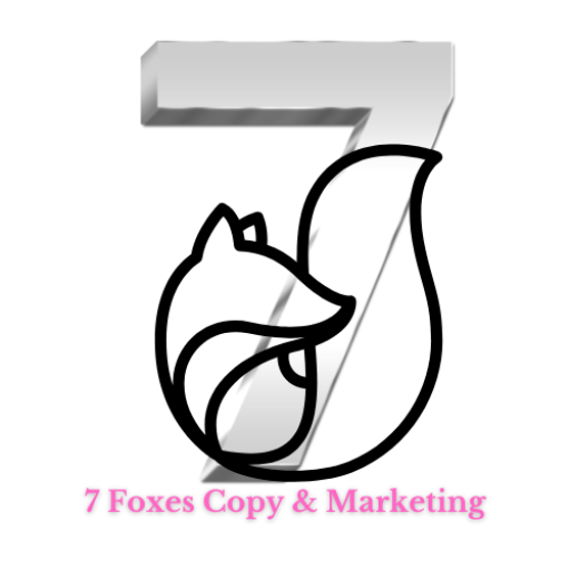 7 foxes copy & marketing logo